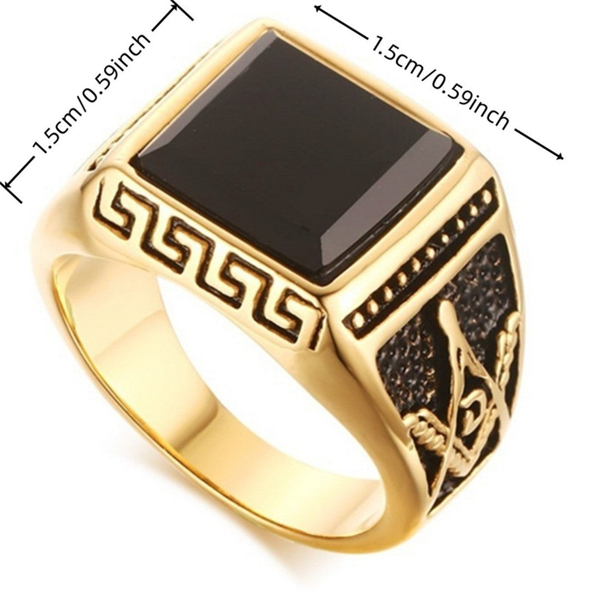 Imitation Gemstone Ring