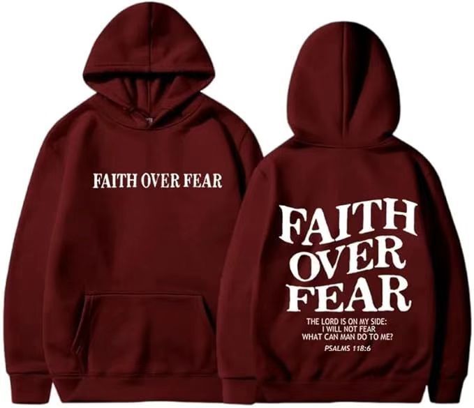 Faith Over Fear Hoodies