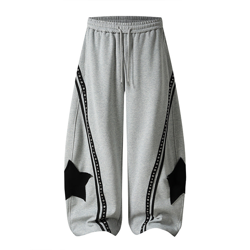 Retro Star Print Joggers