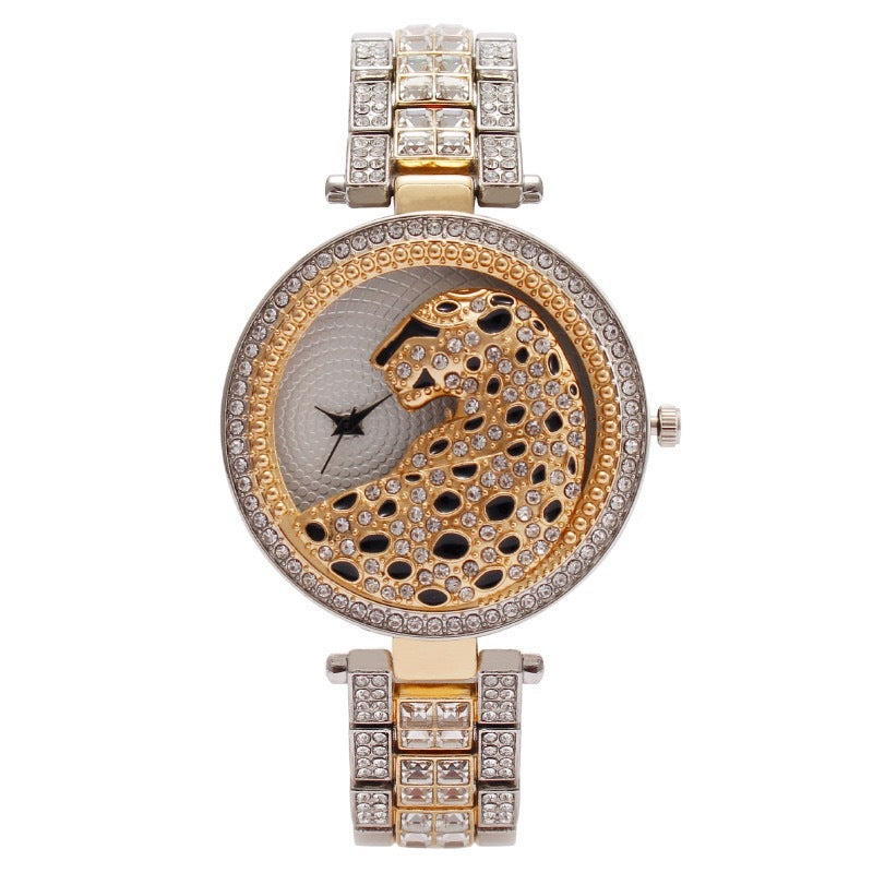 Diamond Leopard Watch