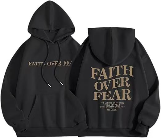 Faith Over Fear Hoodies
