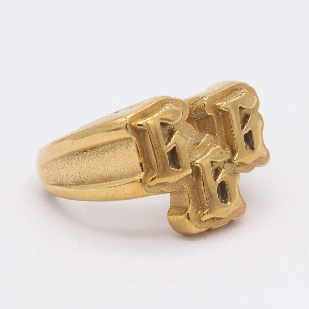 666 Titanium Steel Ring