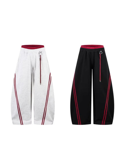 Retro Striped Joggers