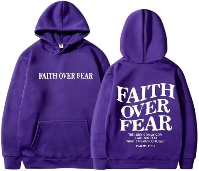 Faith Over Fear Hoodies
